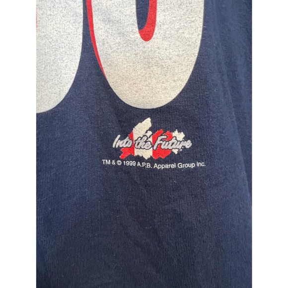 Vintage Fruit of the Loom into the Future Y2K 2000 Shirt 1999 - Clinton Bush XL - Picture 5 of 5